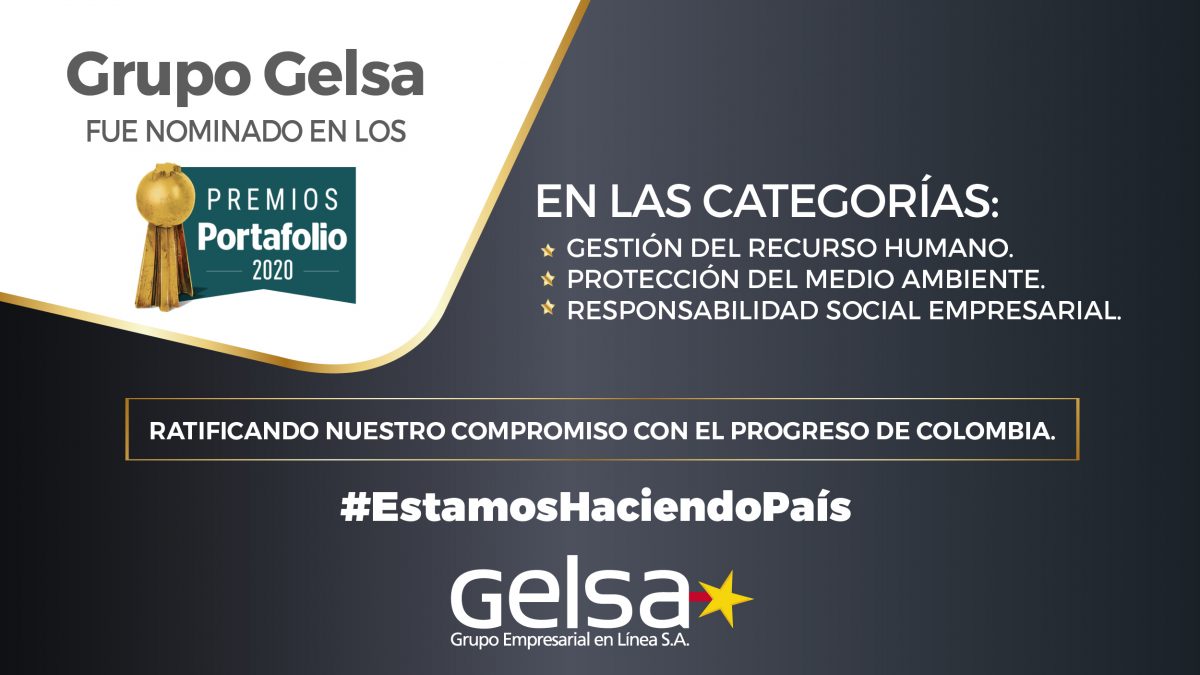 Gelsa S.A. nominada a los Premios Portafolio 2020