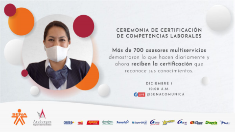 1000 asesores certificados gracias a convenio Asojuegos - SENA